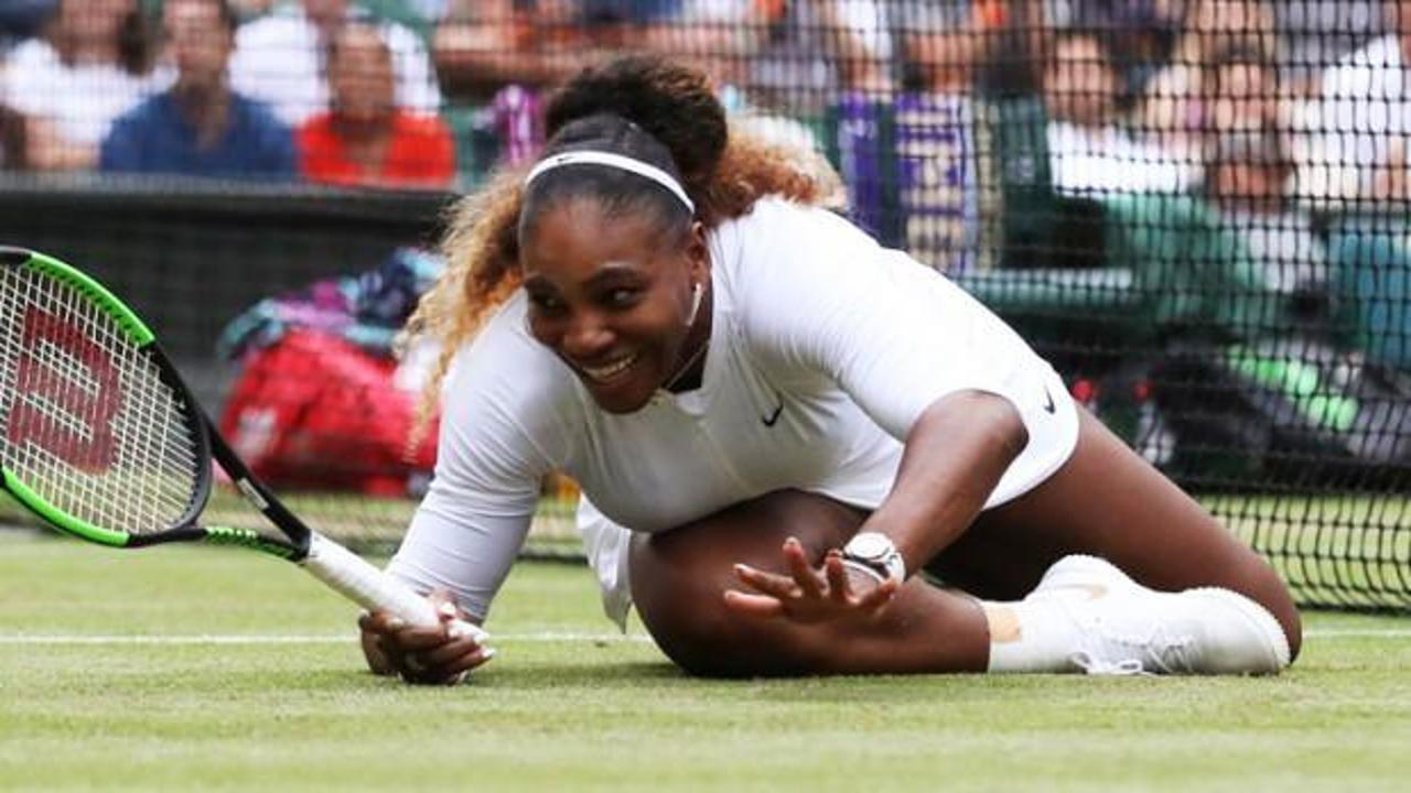 Serena Williams'a Wimbledon'da ceza!