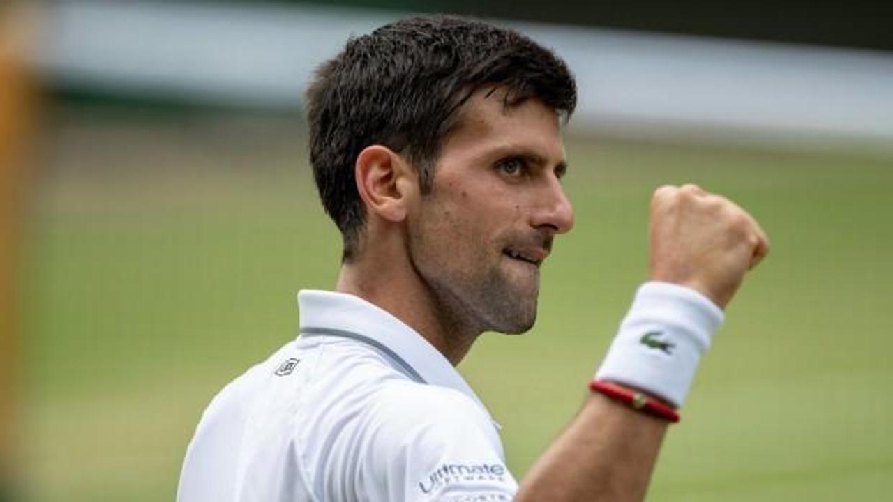 Wimbledon'da ilk finalist Djokovic