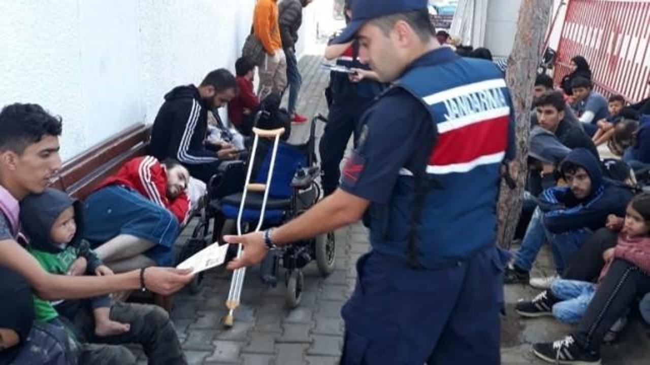 Balıkesir'de 65 göçmen yakalandı