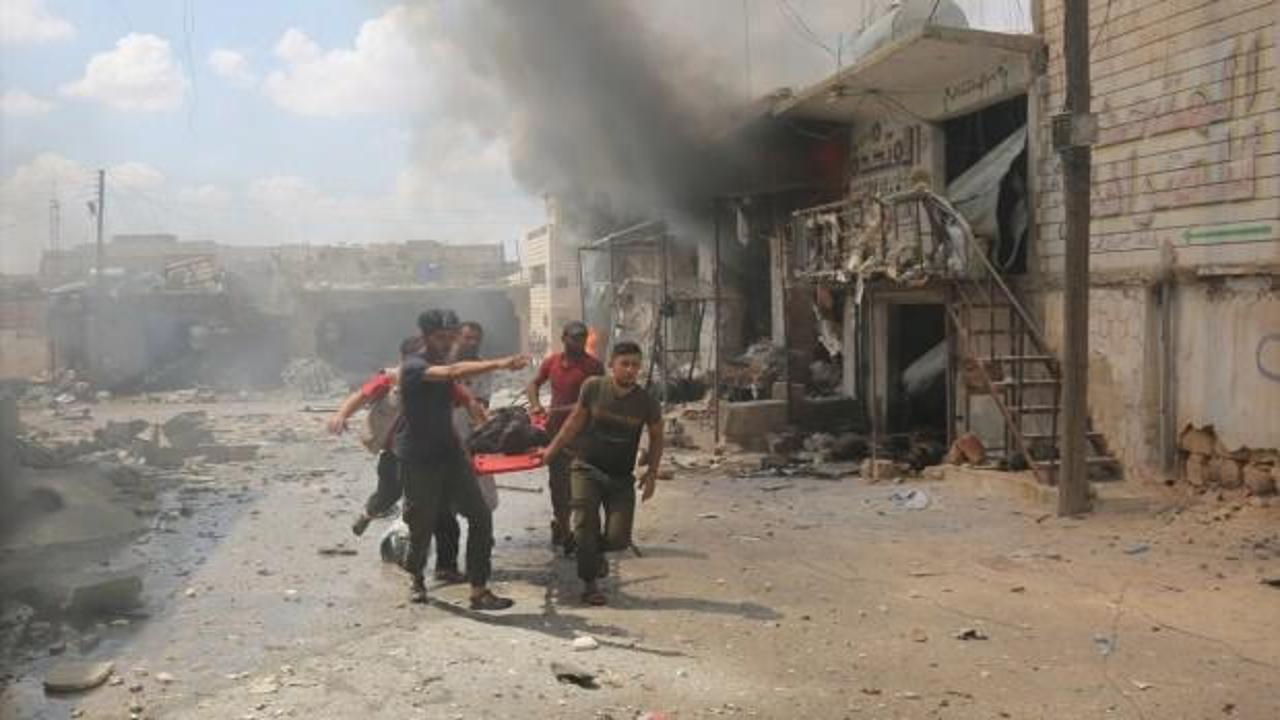 Esed rejimi ve Rusya'dan İdlib'e saldırı! Çok sayıda ölü var