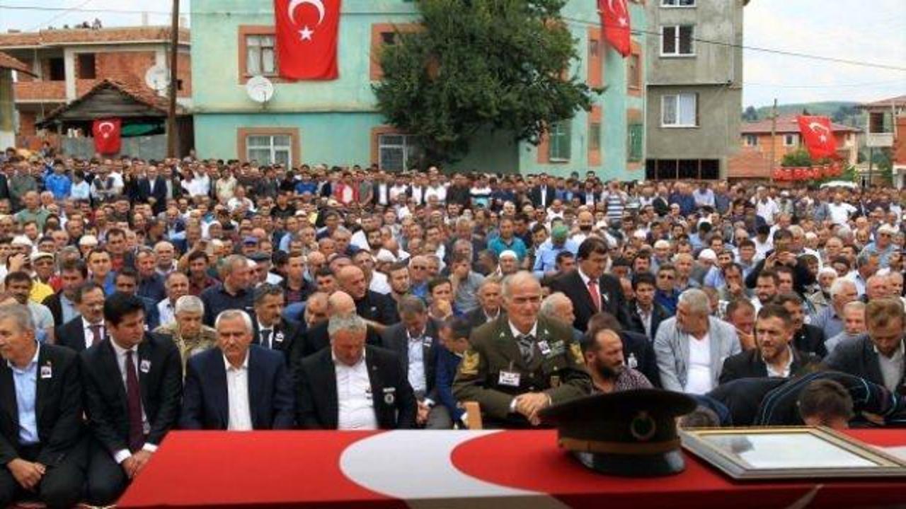 Samsun'da şehit Binbaşı Zafer Akkuş'a son görev
