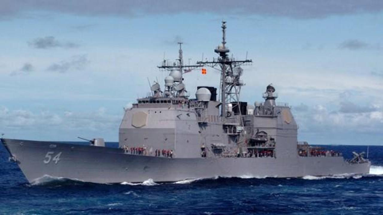 ABD savaş gemisi Tayvan Boğazı'ndan geçti