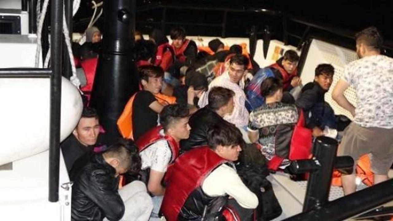 Çanakkale'de 46 göçmen yakalandı