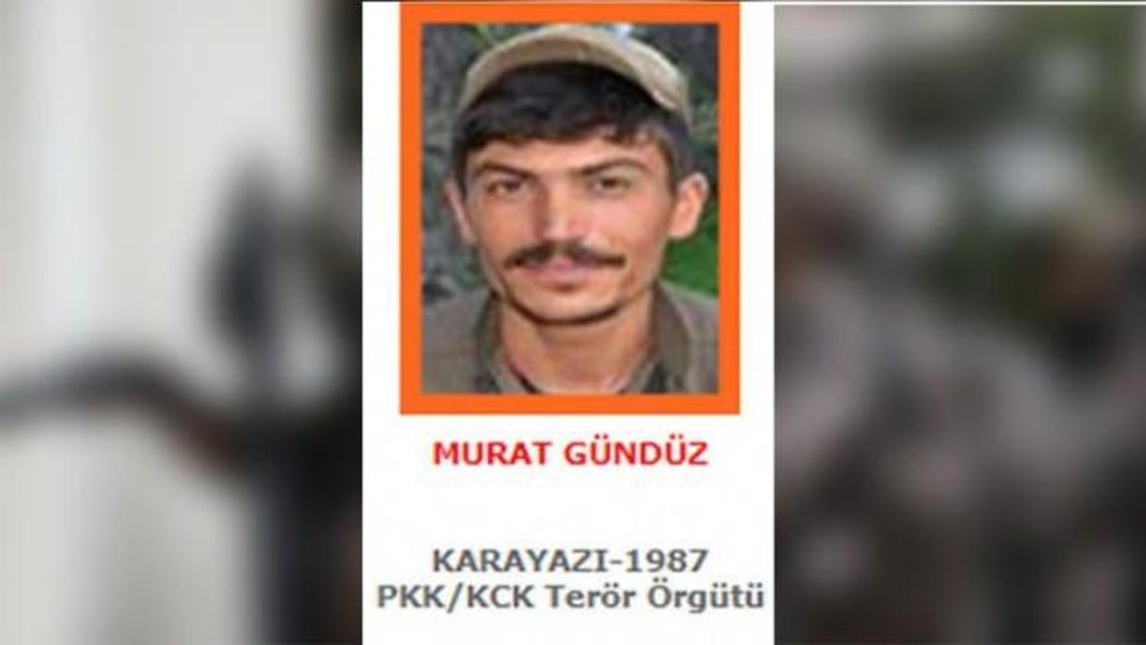 Terörist Murat Gündüz öldürüldü