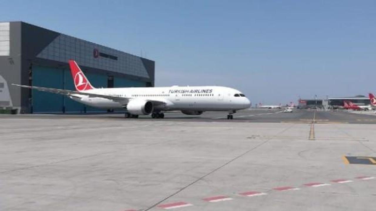 THY'nin üçüncü 'rüya uçağı' İstanbul'da