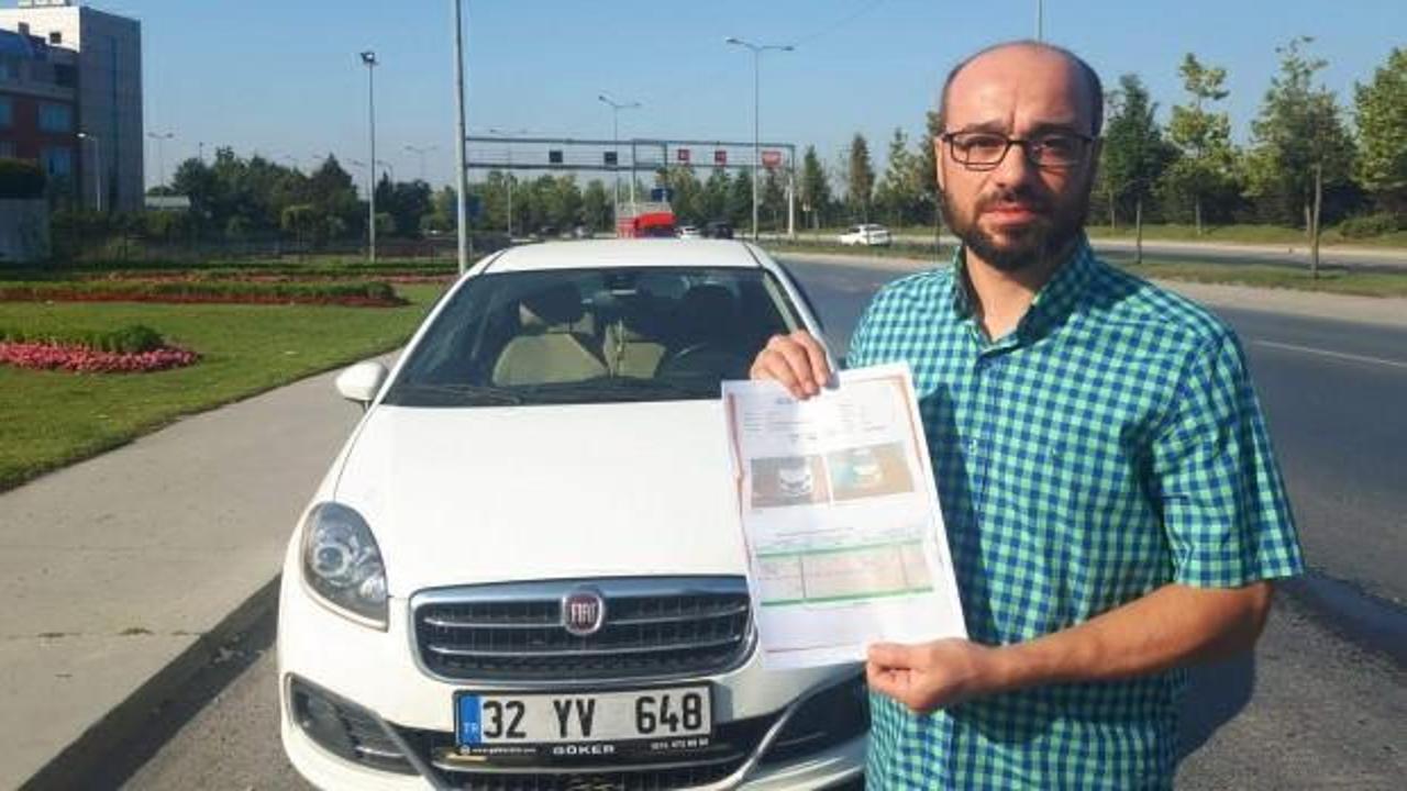 Aracının limiti 230 ama 400 kilometre hızdan ceza yedi