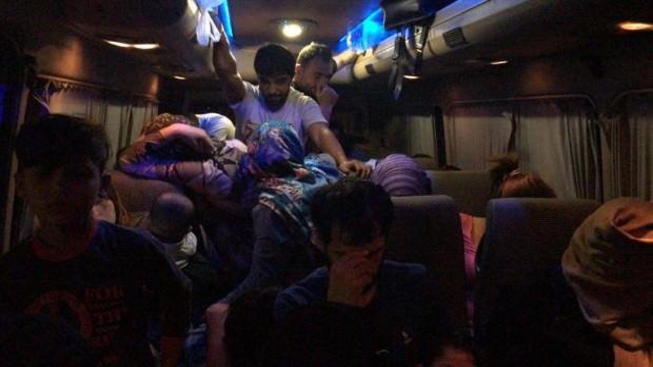 Çanakkale'de 48 göçmen yakalandı