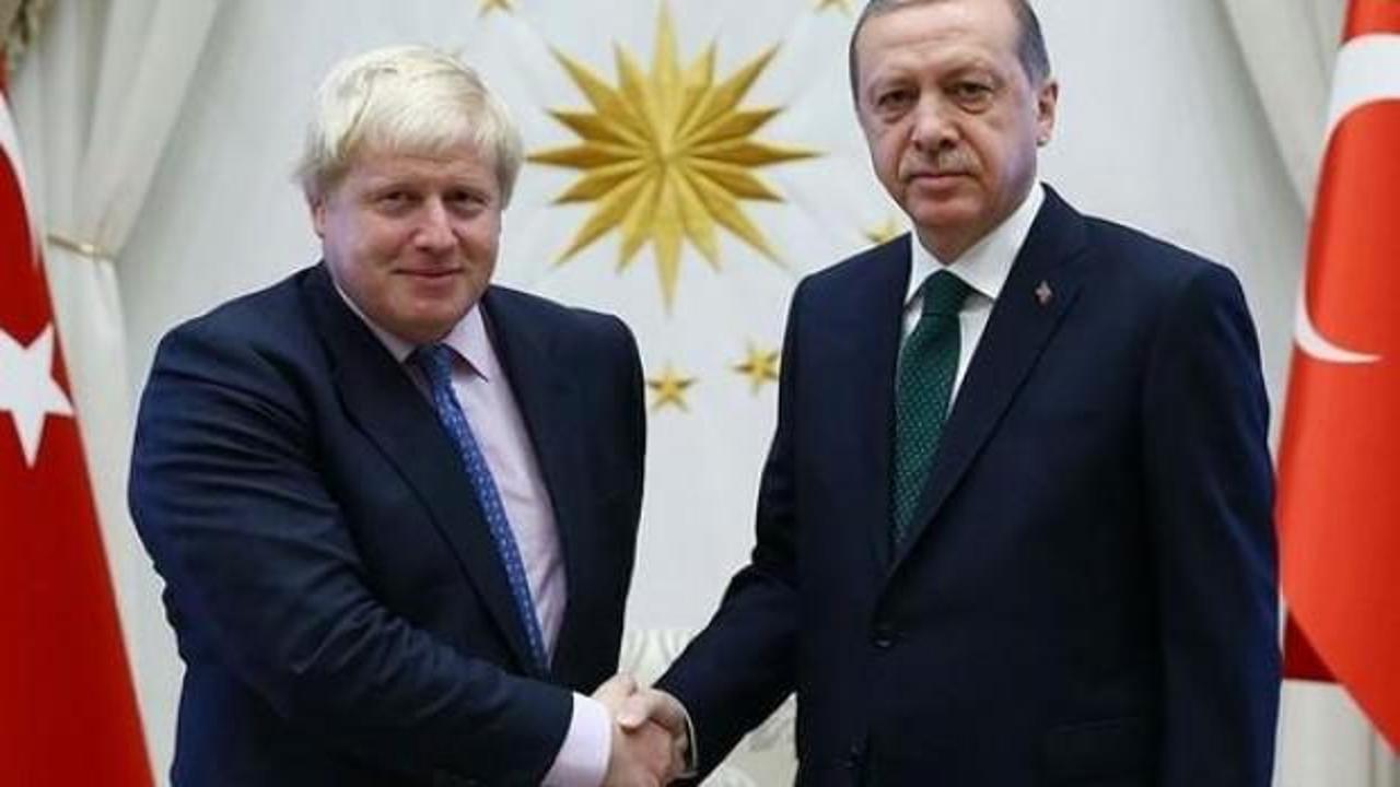 Son Dakika haber: Cumhurbaşkanı Erdoğan Boris Johnson ile görüştü!