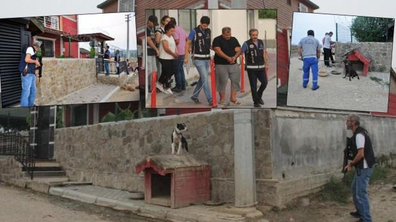 Pitbullu &ccedil;ete liderinin l&uuml;ks villasına baskın