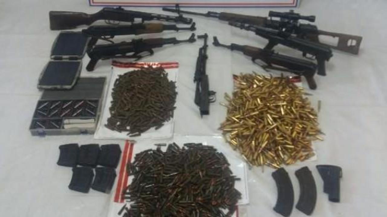 Tunceli'de PKK silahları ve mühimmatı ele geçirildi