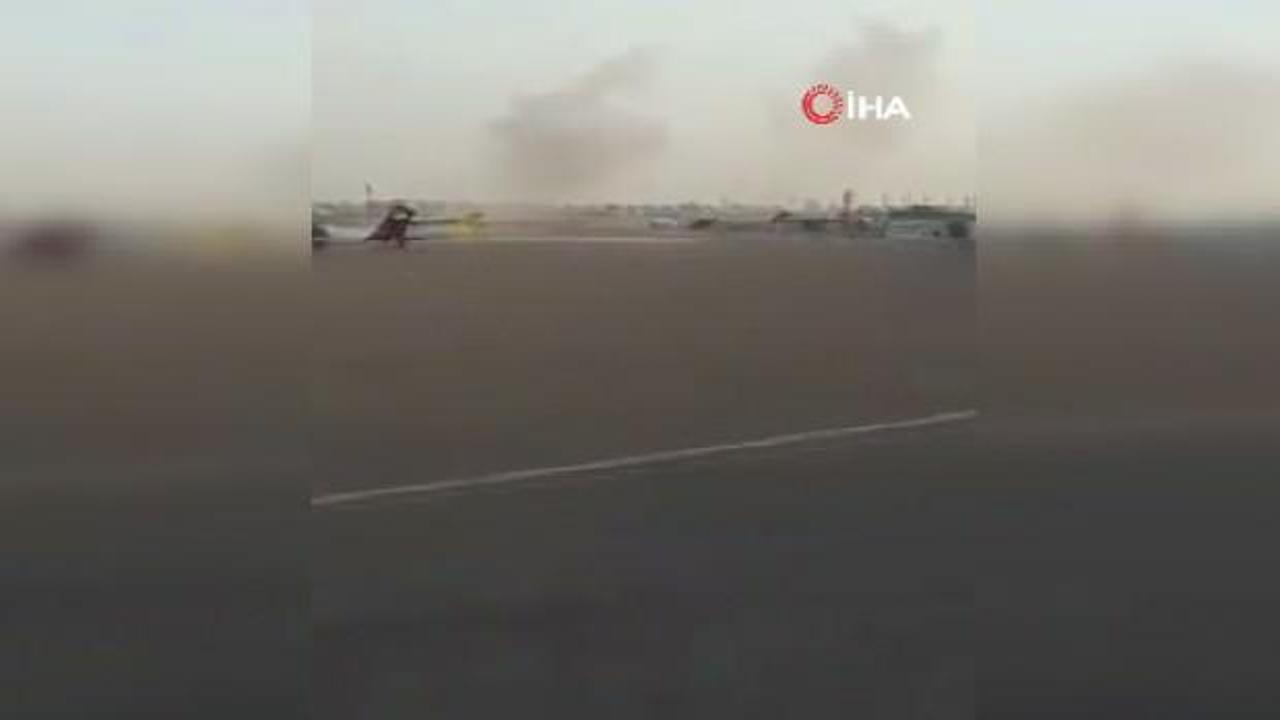 124 kişiyi taşıyan uçağın yanına füze düştü