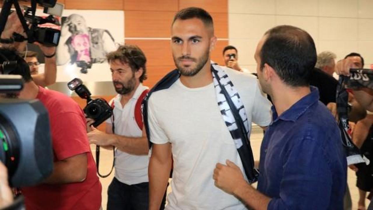 Beşiktaş'ın yeni transferi İstanbul'a geldi