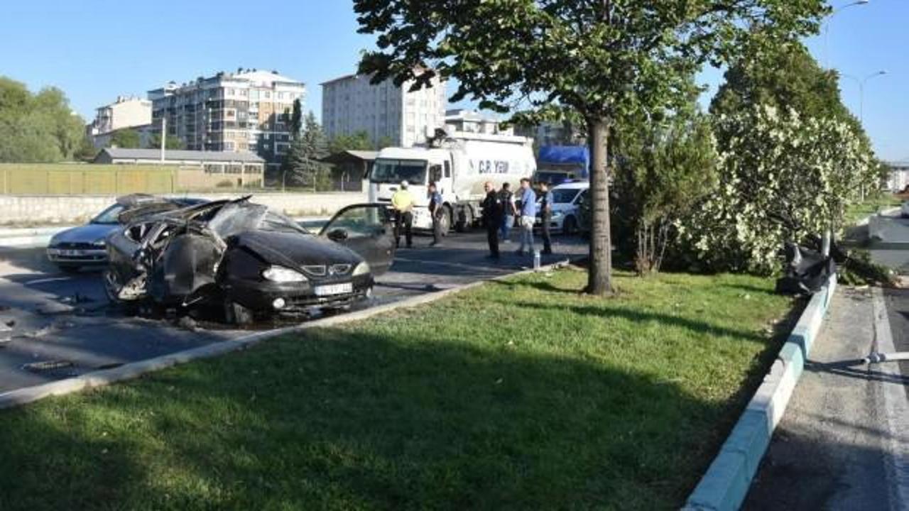 Kütahya'da feci kaza: 1 ölü 2 yaralı
