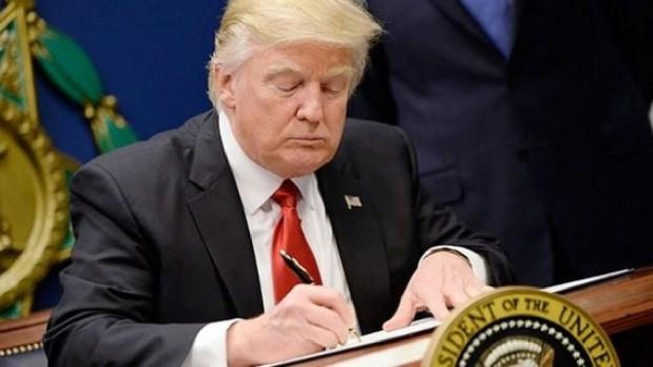 Trump'tan tepki çeken karar! Çarşamba günü imzalayacak