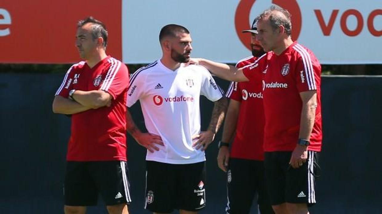 Beşiktaş'ın yeni transferi antrenmanda