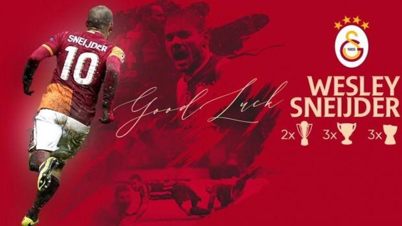 Galatasaray'dan Sneijder mesajı!