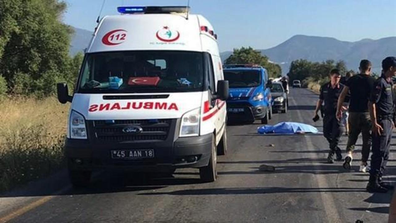 Manisa'da feci kaza: 1 ölü 2 yaralı