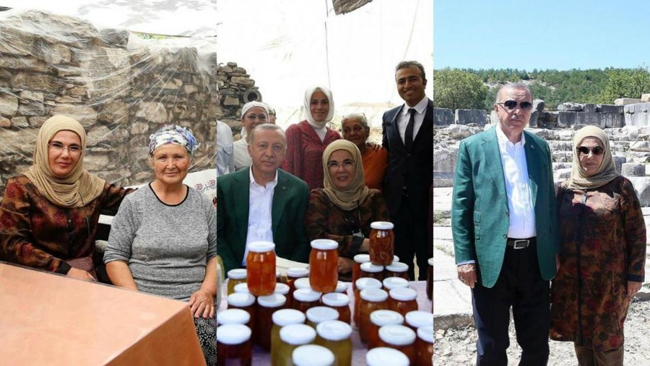 2019'un trend şal bağlama stiline Emine Erdoğan da uydu