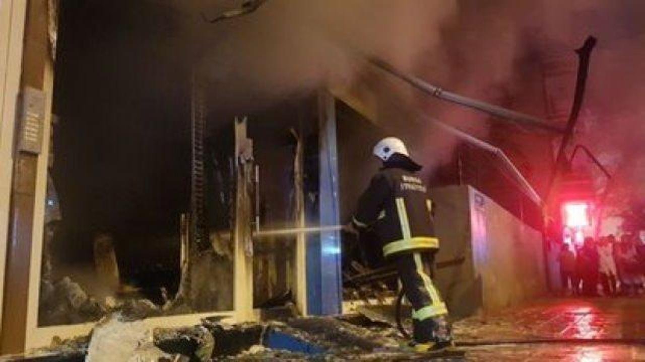 Bursa'da yangın paniği! İş yeri alevlere teslim oldu