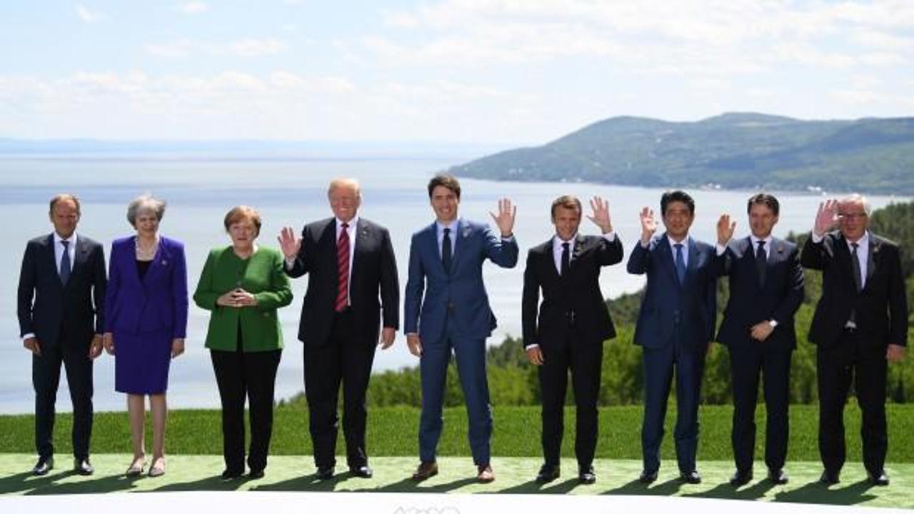 G7 Zirvesinde protesto krizi!