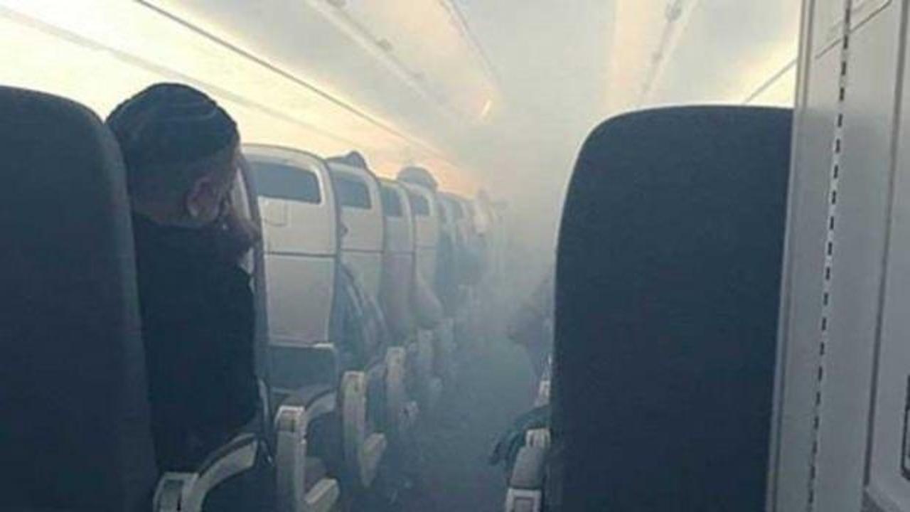 İçerisi dumanla dolan yolcu uçağı acil iniş yaptı: 7 yaralı