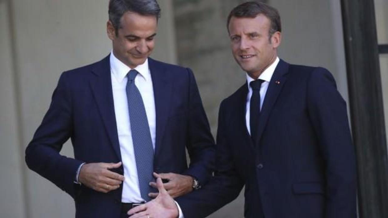 Yunan Miçotakis ile Fransa Cumhurbaşkanı Macron arasında Libya görüşmesi