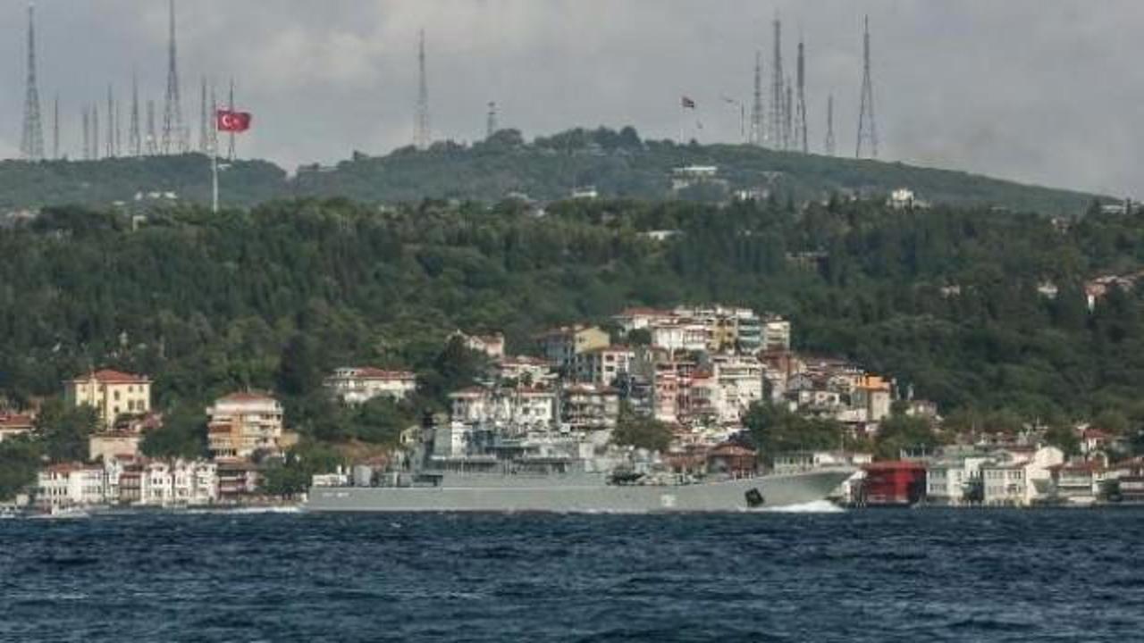 Rus gemisi Sezar Kunikov İstanbul Boğazı'ndan geçiş yaptı