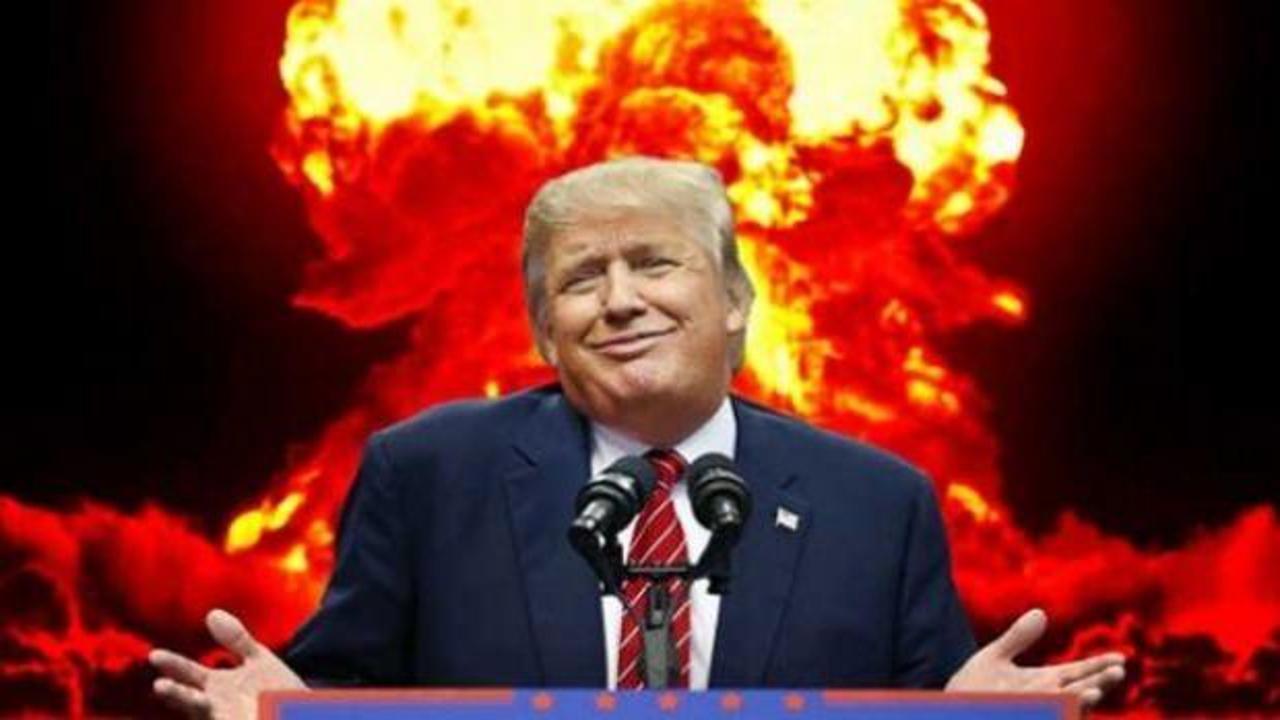 Trump'tan komik öneri: Tam ortasına nükleer bomba atalım