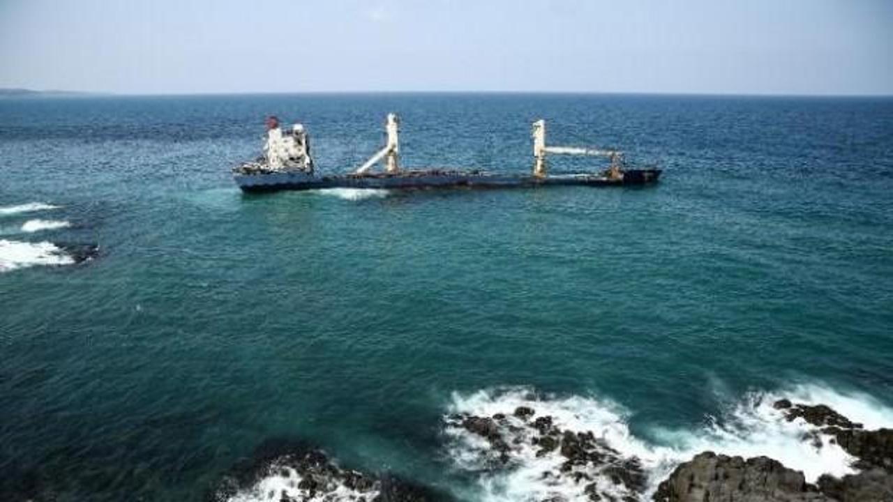 Şile'de terk edilen gemiden yakıt sızıntısı iddiası