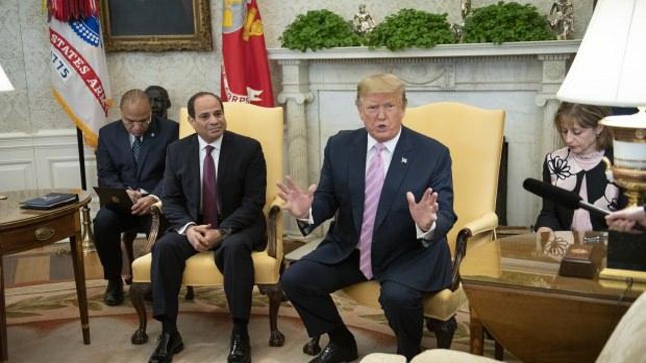 Trump, Sisi ile görüştü! Birbirimizi iyi anladık