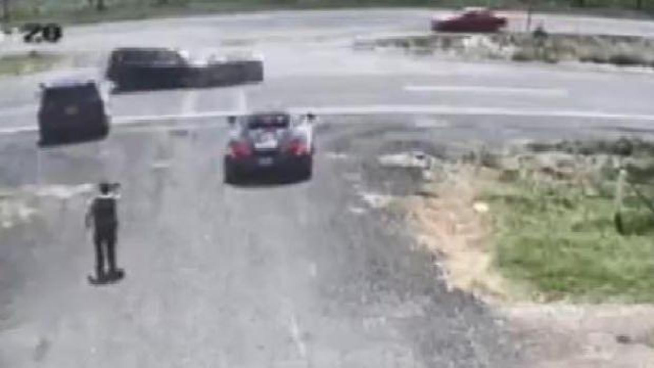Lamborghini ikiye bölündü! İşte o kaza