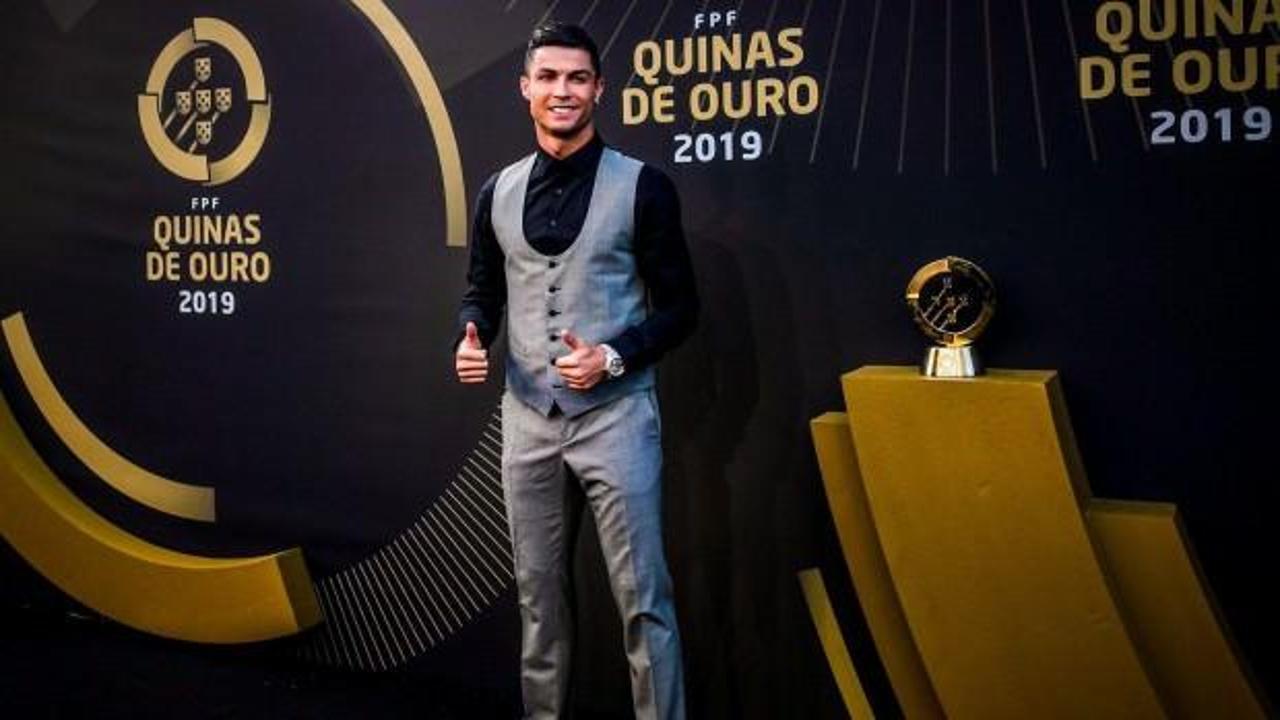 Portekiz'den yılın futbolcusu Ronaldo
