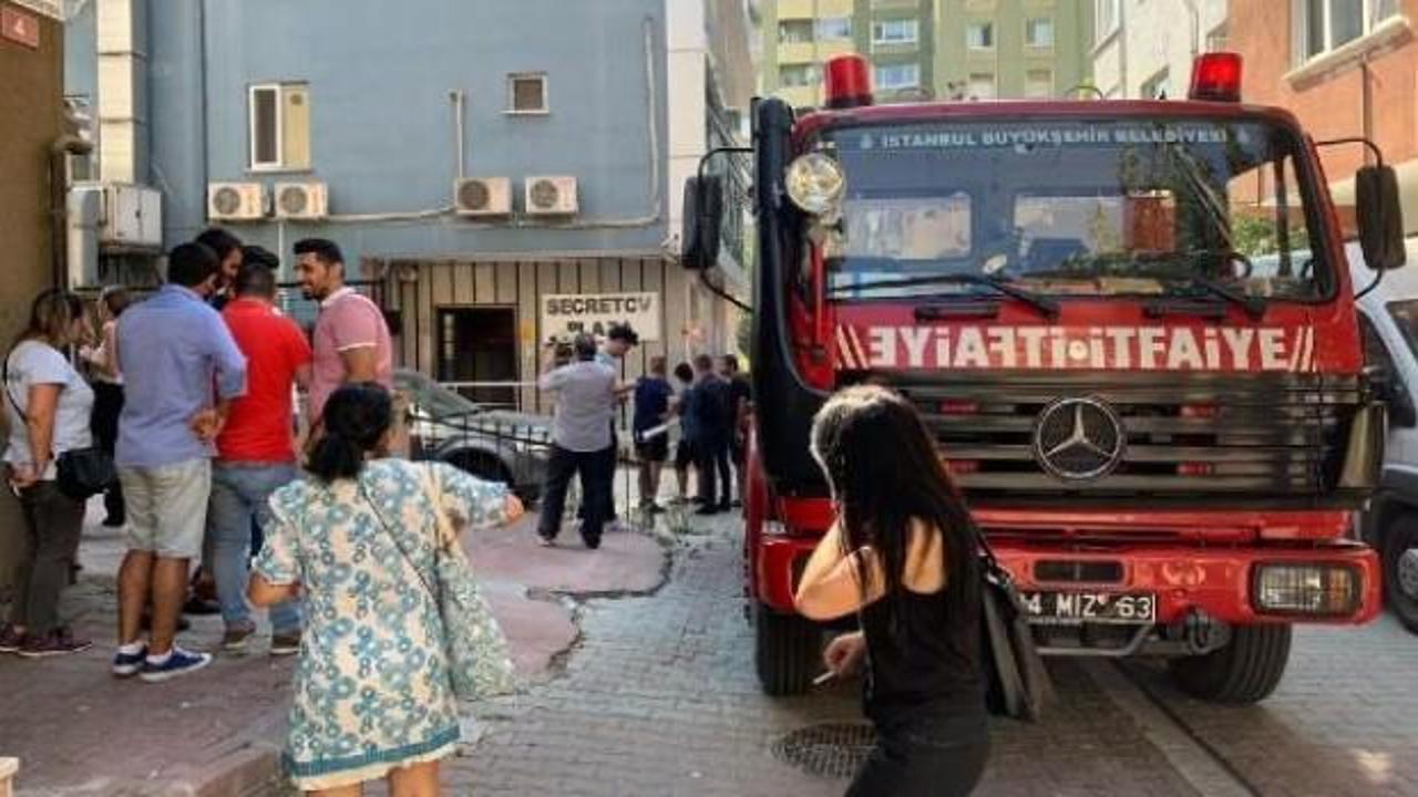 Ataşehir'de iş merkezinde yangın paniği