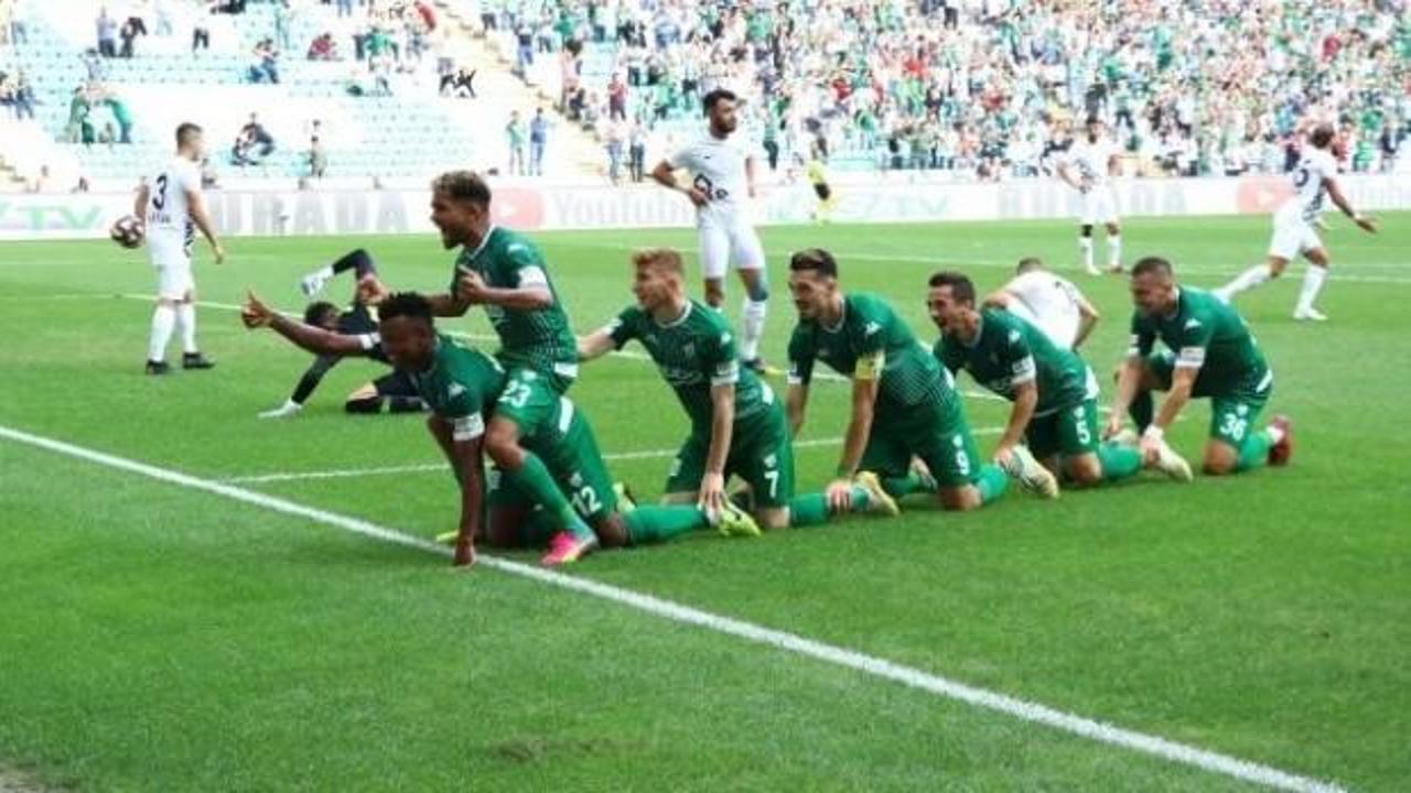 Bursaspor Osmanlıspor'u 3 golle geçti
