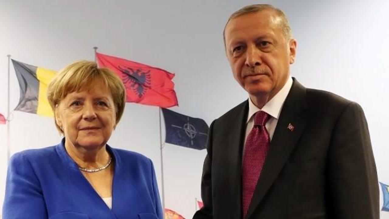 Erdoğan ve Merkel arasında 'Göç' görüşmesi