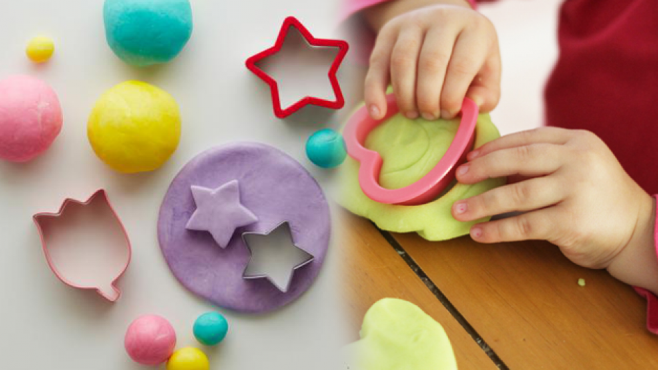 Nişastadan oyun hamuru tarifi! Evde oyun hamuru nasıl yapılır? Kurumayan oyun hamuru...