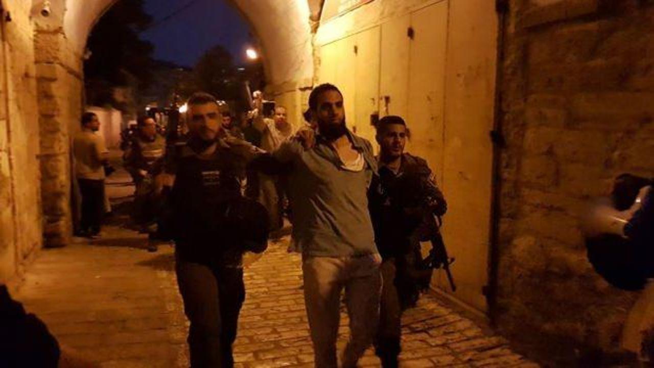 İsrail işgal güçlerindan Doğu Kudüs'te baskın: 46 Filistinli yaralı