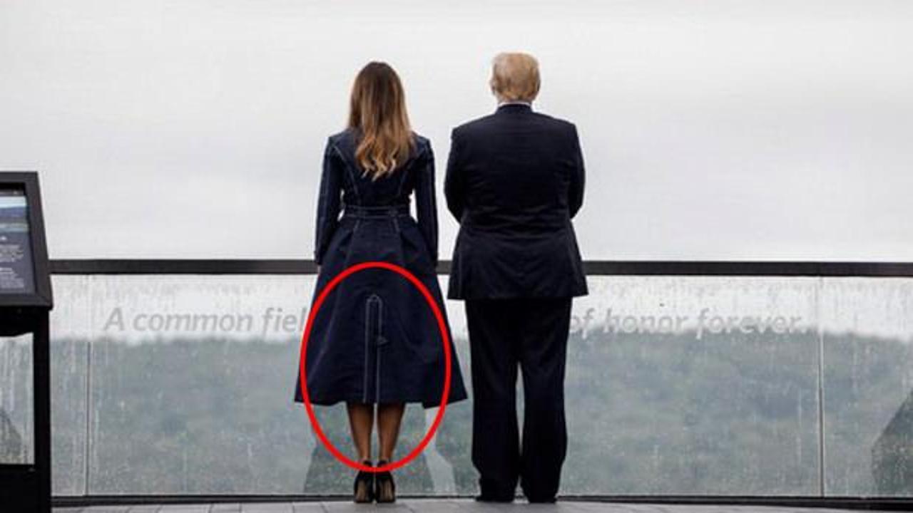 Melania Trump'ın kıyafeti ortalığı karıştırdı