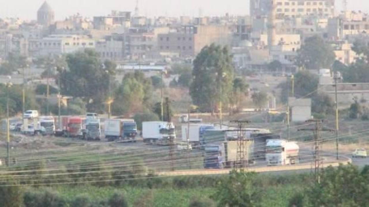 Suriye'den Irak'a giden ABD konvoyu görüntülendi