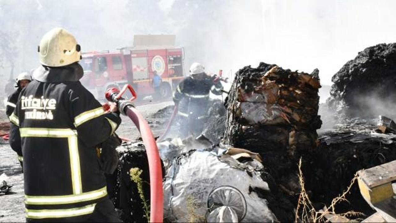 Kırıkkale'de fabrika yangını