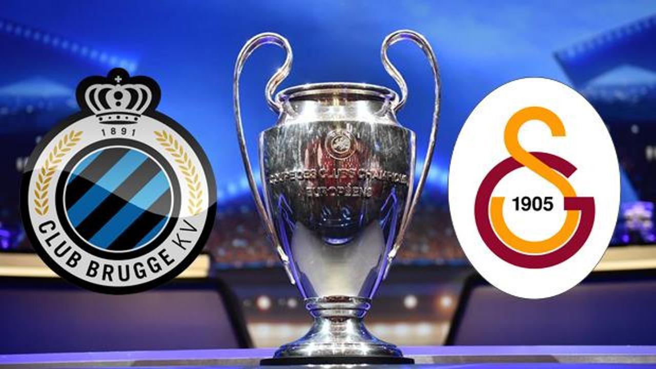 Şampiyonlar Ligi Club Brugge Galatasaray maçının özeti