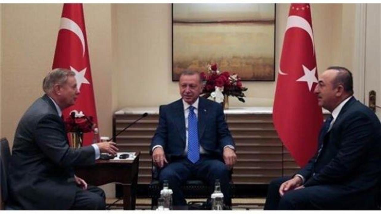 Cumhurbaşkanı Erdoğan, Lindsey Graham'ı kabul etti!