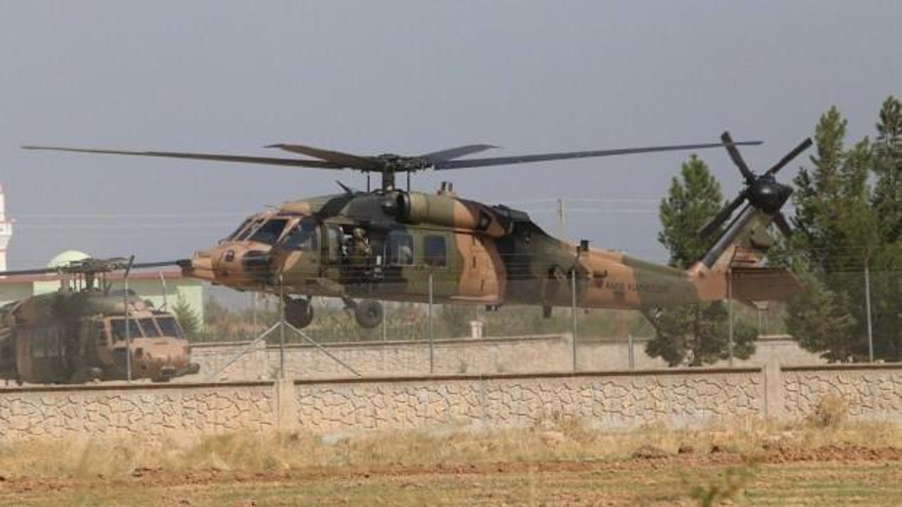 Suriye'de sıcak gelişme! Türk ve ABD helikopterleri havalandı