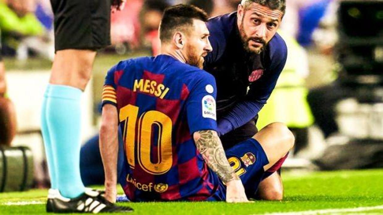 Barcelona'dan sakatlık açıklaması! 'Messi...'