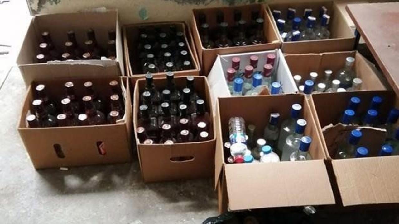 Muğla'da sahte içki operasyonu: 7 bin şişe ele geçirildi