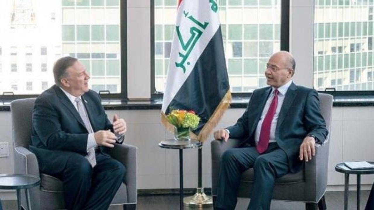 Irak Cumhurbaşkanı Salih, Pompeo ile görüştü 