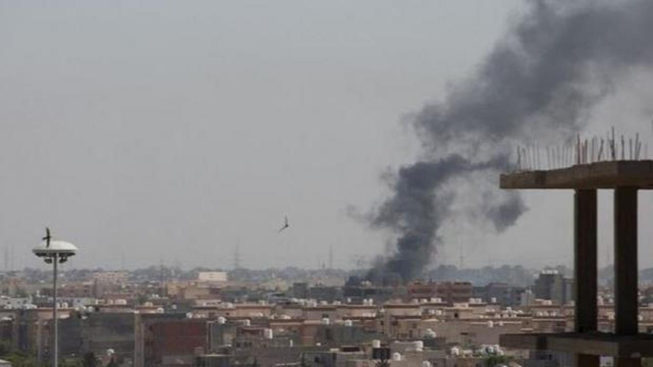 Libya'nın başkentindeki Mitiga Havalimanı'na hava saldırısı!