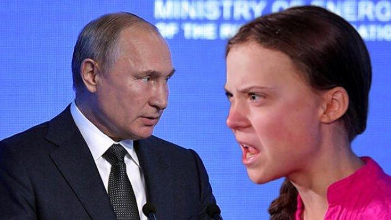 Putin'den dikkat çeken Greta yorumu! Afrika ve Asya'yı örnek verdi