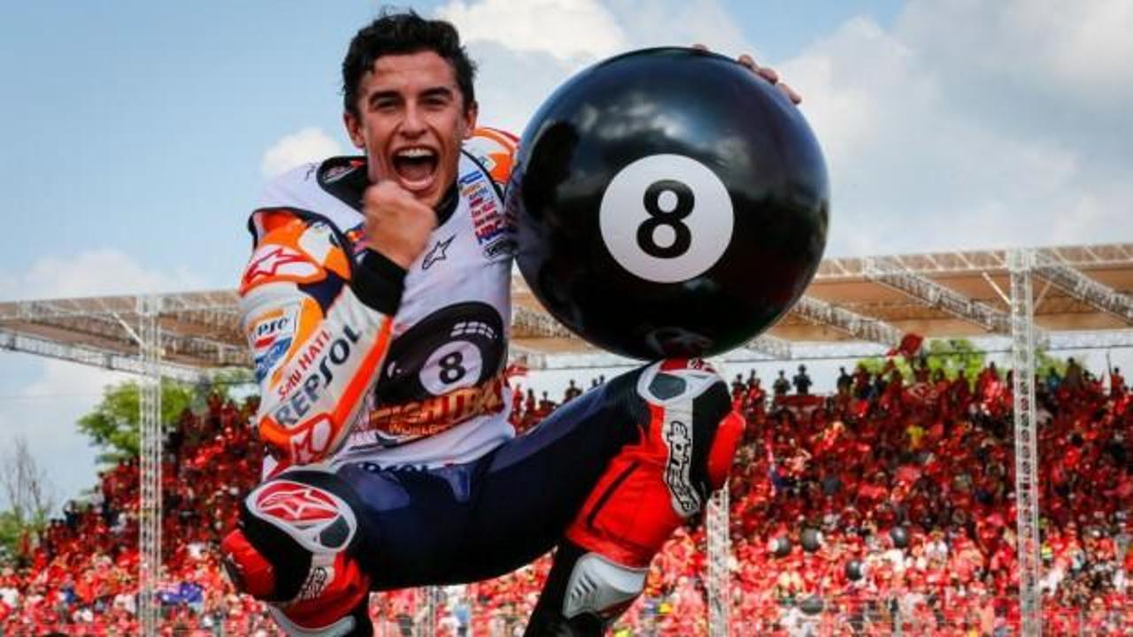 MotoGP'de şampiyon Marquez
