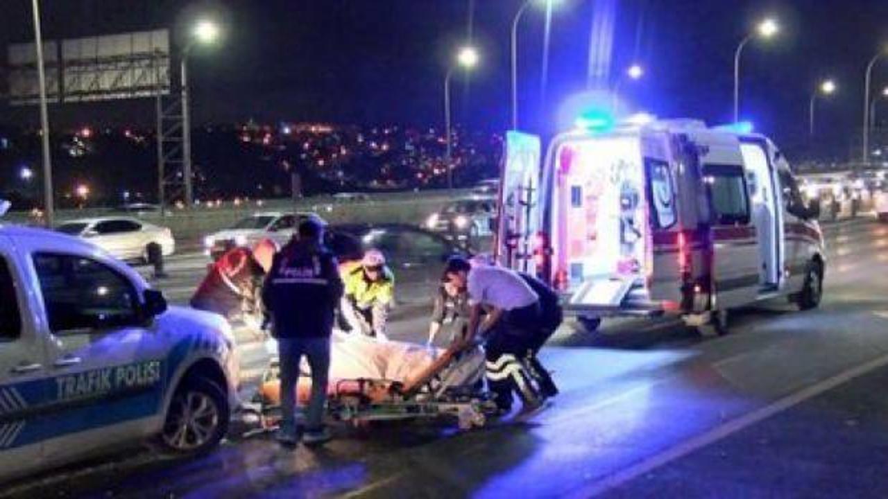 Haliç Köprüsü'nde feci kaza!